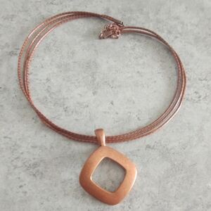 Premier Designs Geometrical Copper Pendant